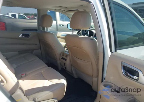 2017 Nissan Pathfinder Sl z USA, uszkodzony, nr VIN 5N1DR2MN0HC658299